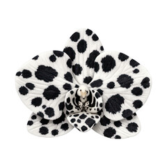 Fototapeta premium PNG Spotted orchid flower elegance