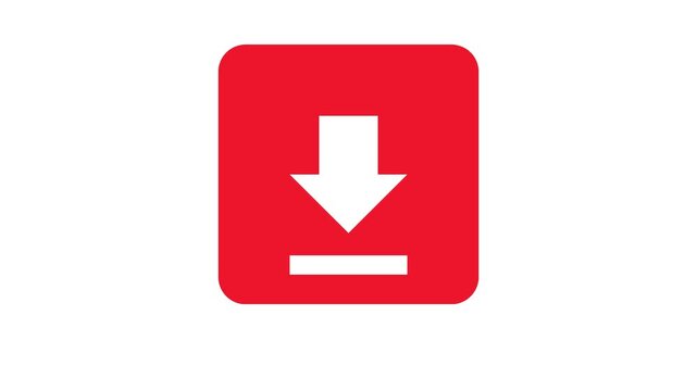 Modern digital content acquisition symbol, ideal for software user interfaces and application design representing data retrieval and file access operations seamlessly across various digital platforms