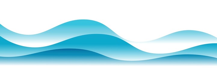 Obraz premium Abstract blue wave vector background