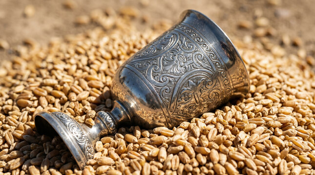 The dramatic discovery of Joseph's hidden silver cup inside the grain sack of his youngest brother, Benjamin