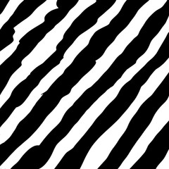 Black And White Zebra Stripe Pattern © Kudapy