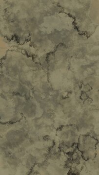 Olive green watercolor grunge background with organic stains