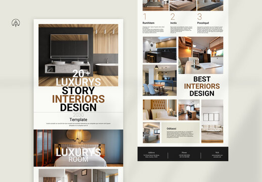 Luxury Interior News Letter Template