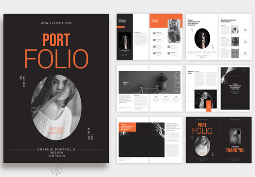 Minimal Graphic Design Portfolio Layout