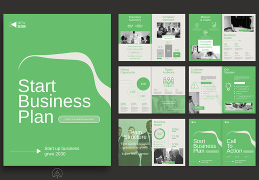 Start Business Plan Brochure Layout