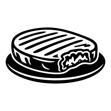steak vector silhouette