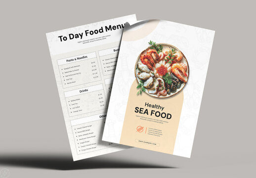 Modern Restaurant Food Menu Template