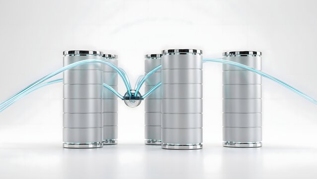 Cylinder database cluster network &ndash; Suitable for high availability servers, web hosting, and data center.