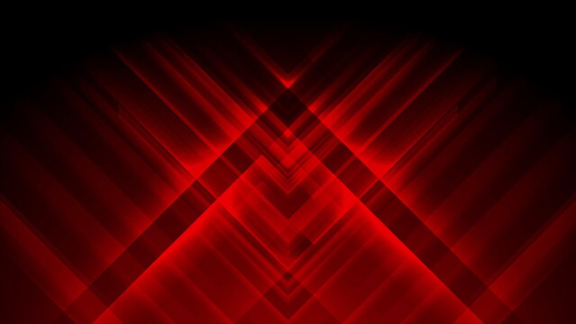 Technology abstract background with dark red glossy glowing arrows