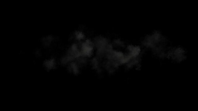 Bomb strike destruction horizontal lined footage video 4k