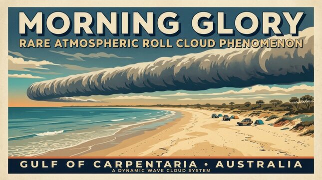 Morning Glory Cloud Over Gulf of Carpentaria Australia