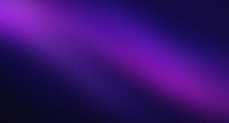  Abstract dark luxury background with glowing neon violet purple diagonal light beam deep indigo blue shadow and vintage grainy noise texture