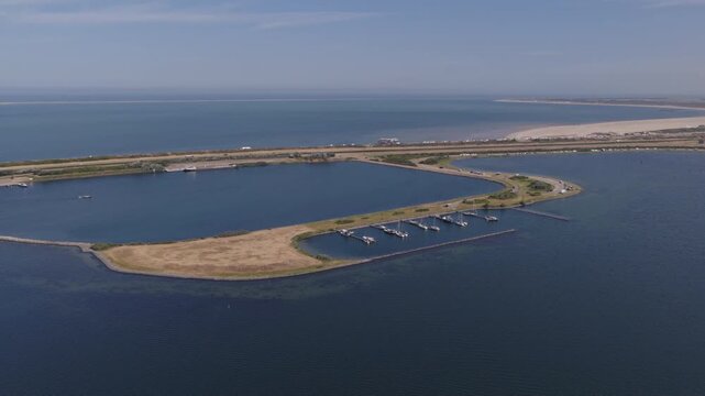 Brouwersdam (Zuid-Holland, The Netherlands) | Drone