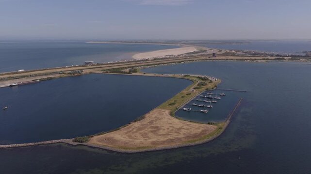 Brouwersdam (Zuid-Holland, The Netherlands) | Drone