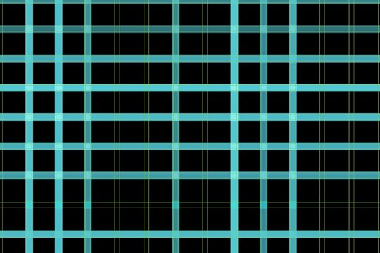 Close-up of colorful neon grid pattern on black background