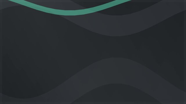 Dark abstract background with fluid grey waves.