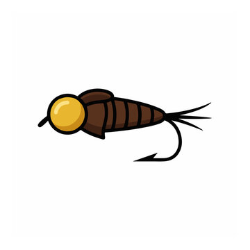 Bead head nymph fly fishing lure with segmented body