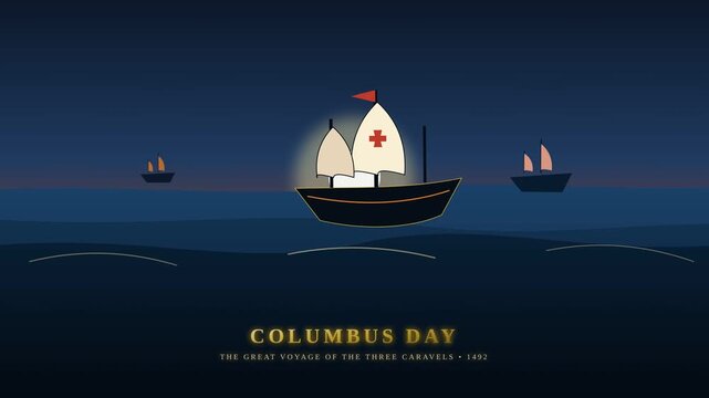3D Parallax Ocean Voyage Motion Graphic