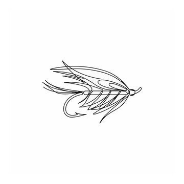 Streamer fly fishing lure for predatory fish angling