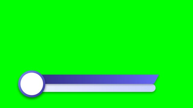 Blue lower third banner for professional video