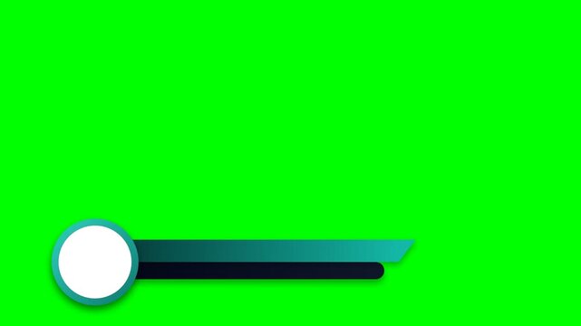 Modern blue lower third for broadcast news titles