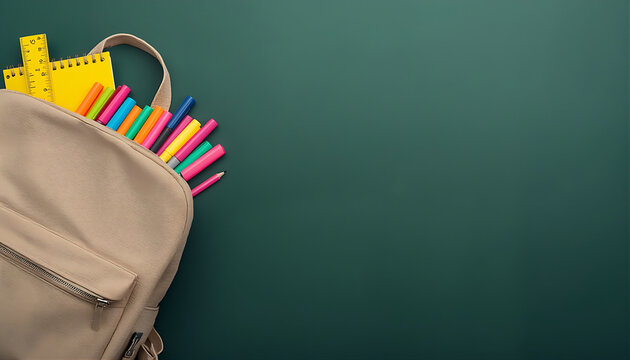 Backpack with School Supplies