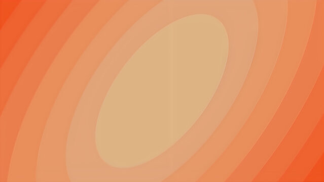 Abstract orange background with smooth rounded oval shapes and soft gradient layers for modern graphic design projects and digital art backdrops