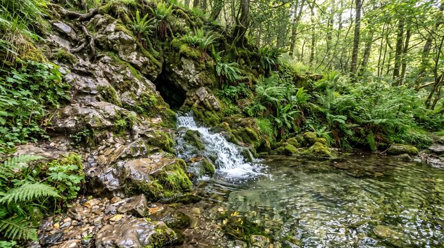Forest Water Spring
