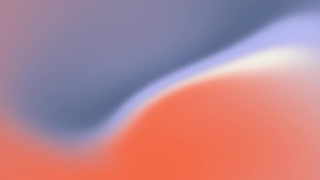 Abstract gradient background with smooth waves of soft blue and vibrant coral orange for modern website hero branding