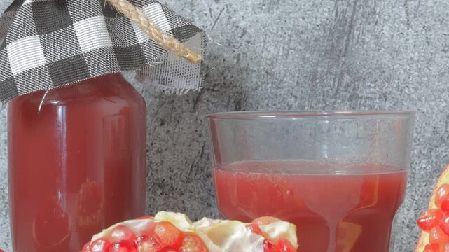 pomegranates fruit autumn season antioxidant juice arils