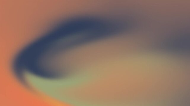 Abstract ethereal background with smooth flowing curves of deep blue and warm peach tones for minimalist branding
