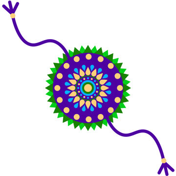Vector Illustration of Rakhi For Raksha Bandhan