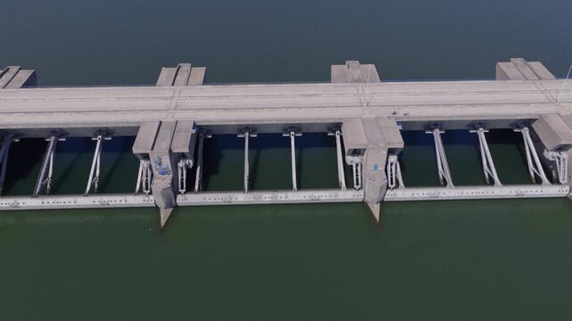 Haringvliet Sluices (Zuid-Holland, The Netherlands) | Drone