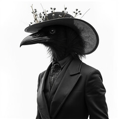 Obraz premium Elegant raven image