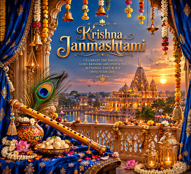Shri Krishna Janmashtami Dahi Handi Gokulashtami Krishnashtami Krushna Jayanti Ashtami Rohini Kanhaiya Janmotsav Nandotsav Celebration Divine Festive Devotion Joy Culture Tradition India