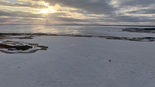 Finland Baltic Saaremaa K&uuml;bassaare Poolsaar Udriku Laid and Laht Liivi Laht Gulf of Riga Maastikukaitseala Nature Reserve
