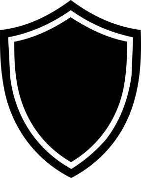 Black shield emblem icon for Hari Kesaktian Pancasila commemorating Indonesian national ideology with minimalist graphic design style