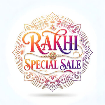 Rakhi Festive sale, offer, deal, discount promotion concept design. 
