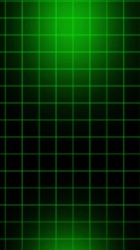 abstract green grid graph digital technology background, vertical green gradient background with square pattern graph paper grid