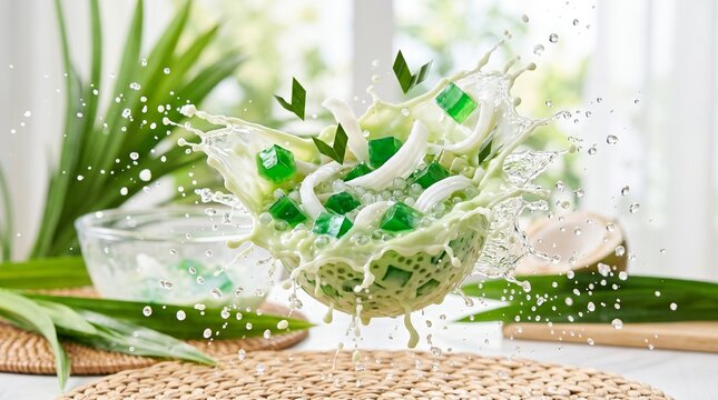 Buko Pandan dessert