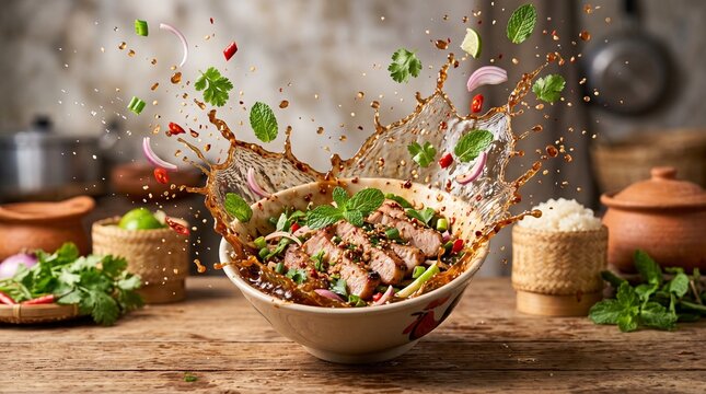 Nam Tok Moo Pork