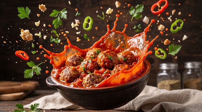Spanish Albondigas Meatballs mot