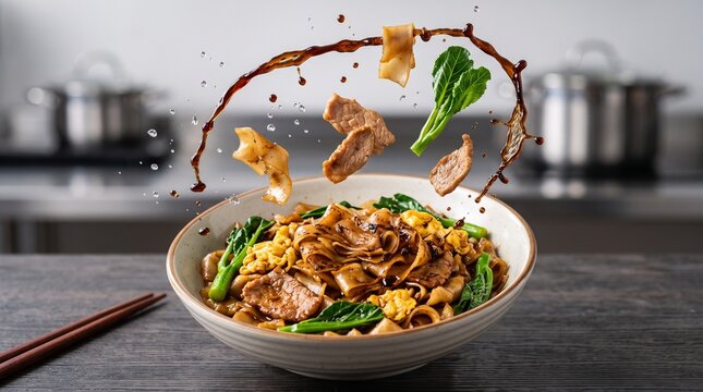 Thai Pad See Ew Noodles