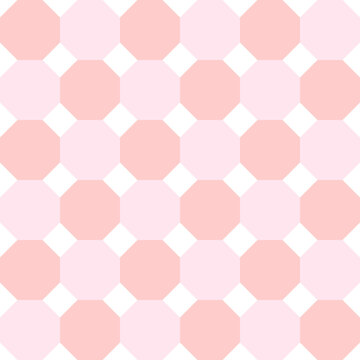 Semi transparent pink and red octagon geometric pattern PNG
