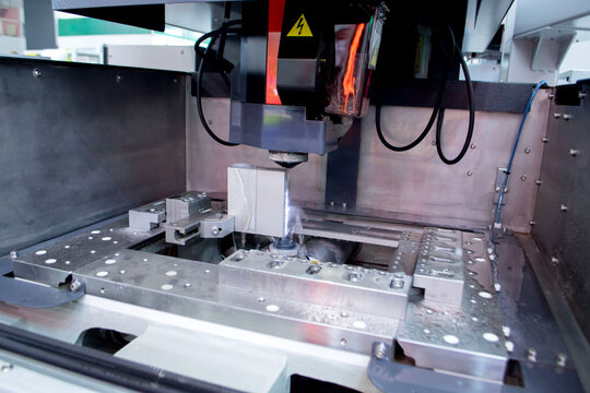 Electric Discharge Machining. Wire-cut electrical discharge machining EDM
