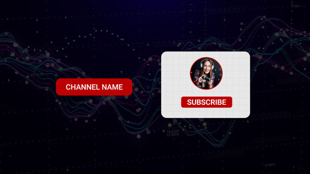 Bouncy Subscribe Button With Profile Picture 01