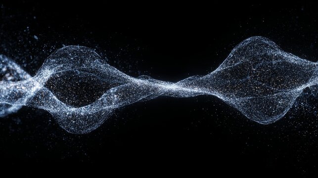 Abstract view of a global quantum network connection, visualized as two distant Cryostats linked by a shimmering, unbreakable fiber-optic line. 