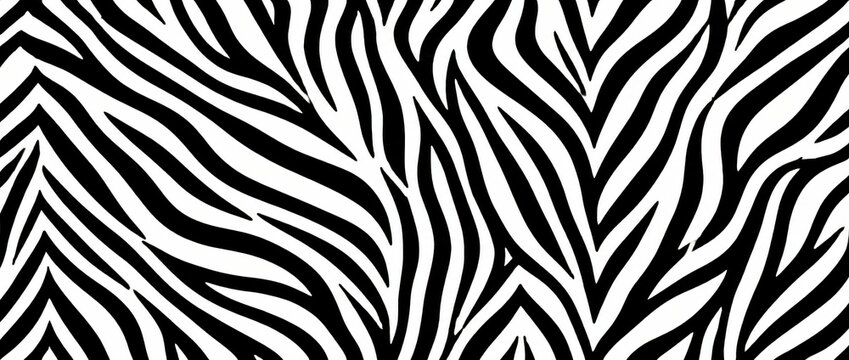 Abstract seamless zebra skin background