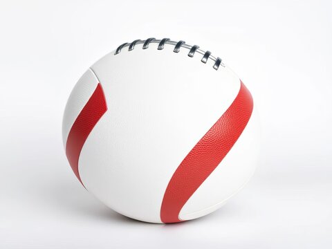 American football ball isolate on white background, single, gridiron