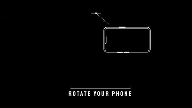 Rotate Your Phone Pendulum Swing Hanging Device Physics Motion Overlay Transparent Alpha Seamless Loop 4K